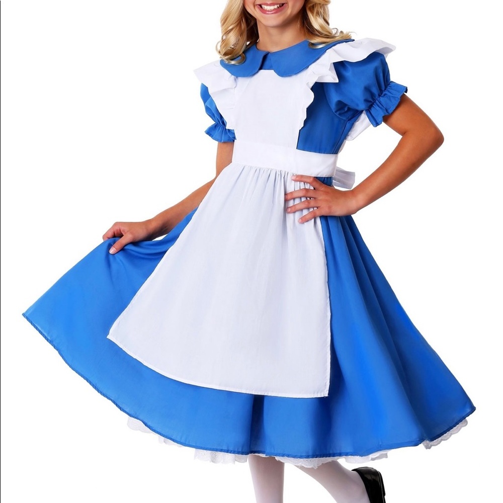 Girls HalloweenCostumes.com Alice in Wonderland Costume Size 8-10 Medium